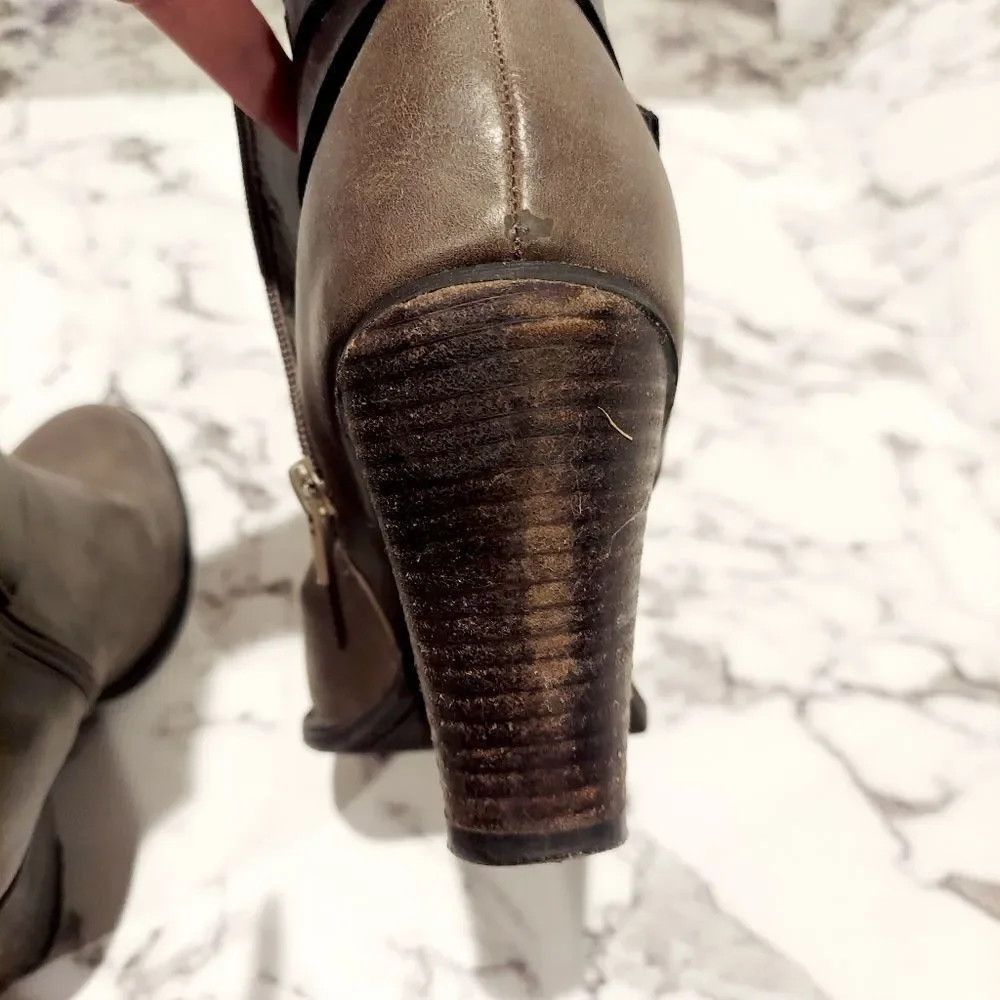 𝅺XOXO boots Brown womens size 8.5 - Picture 6 of 9